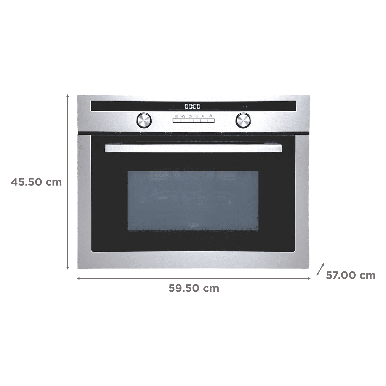 elica EPBI Combi OvenTrim 44L 60cm Built-in Microwave with 13 Autocook Menus (EPBICMBOOVNTRM 44L, Stainless Steel) elica EPBI Combi OvenTrim 44L 60cm Built-in Microwave with 13 Autocook Menus (EPBICMBOOVNTRM 44L, Stainless Steel)_2