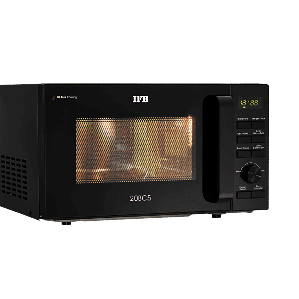 IFB 20BC5 20L Inverter Convection Microwave Oven with 71 Autocook Menus (Black)_5