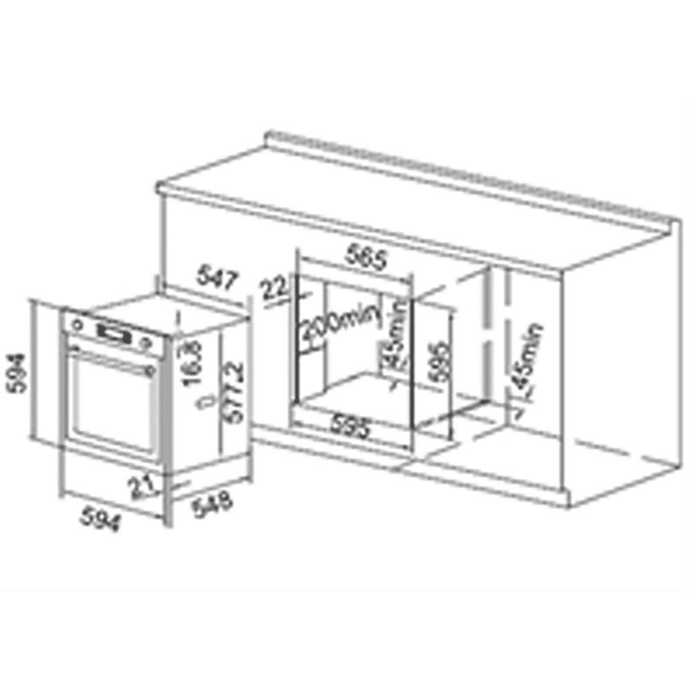 FABER FBIO 10F BS 80L Built-in Microwave Oven with Sensor Touch Control (Black)_10