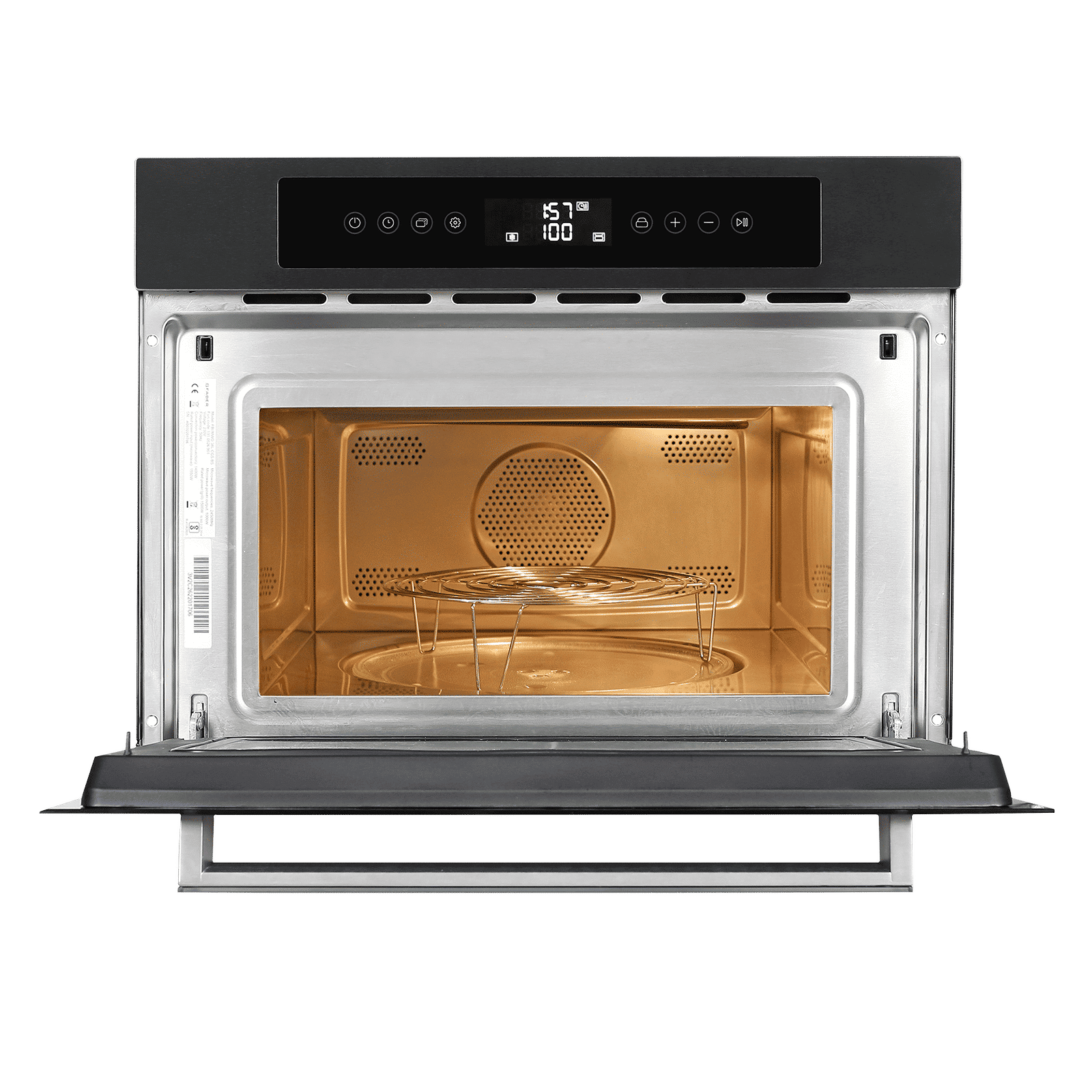 FABER FBIMWO CGS BS 38L Built-in Convection Microwave Oven with LED Electronic Display (Black)_8