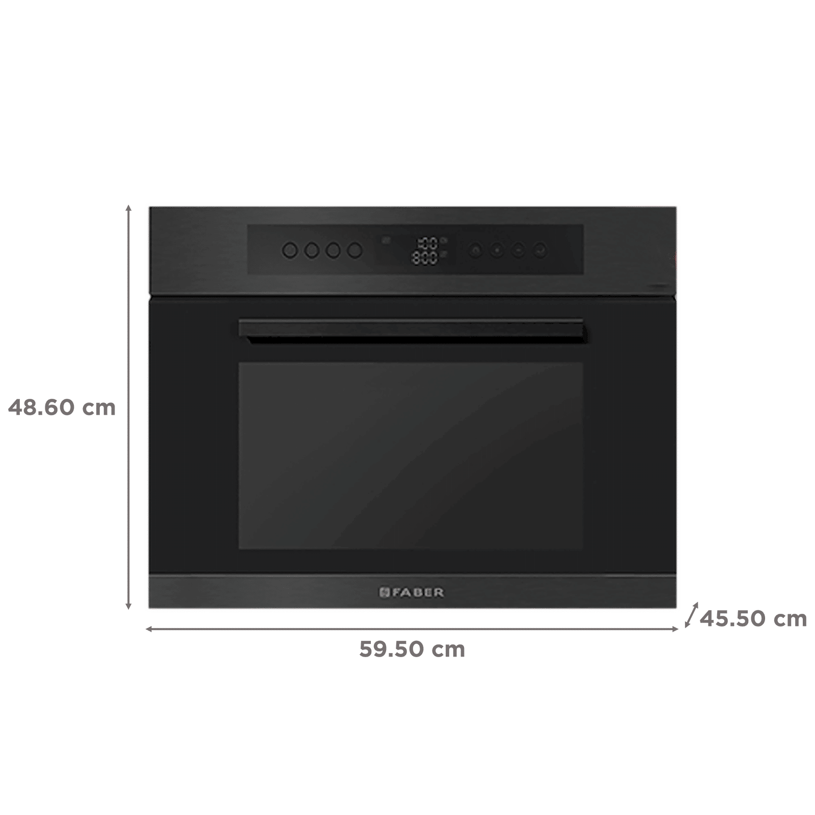 FABER FBIMWO CGS BS 38L Built-in Convection Microwave Oven with LED Electronic Display (Black)_2