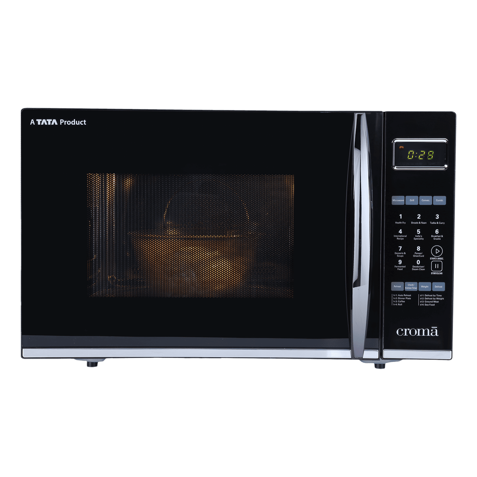 Croma 30L Convection Microwave Oven with 305 Autocook Menu (CRAM0152, Black) Croma 30L Convection Microwave Oven with 305 Autocook Menu (CRAM0152, Black)_1