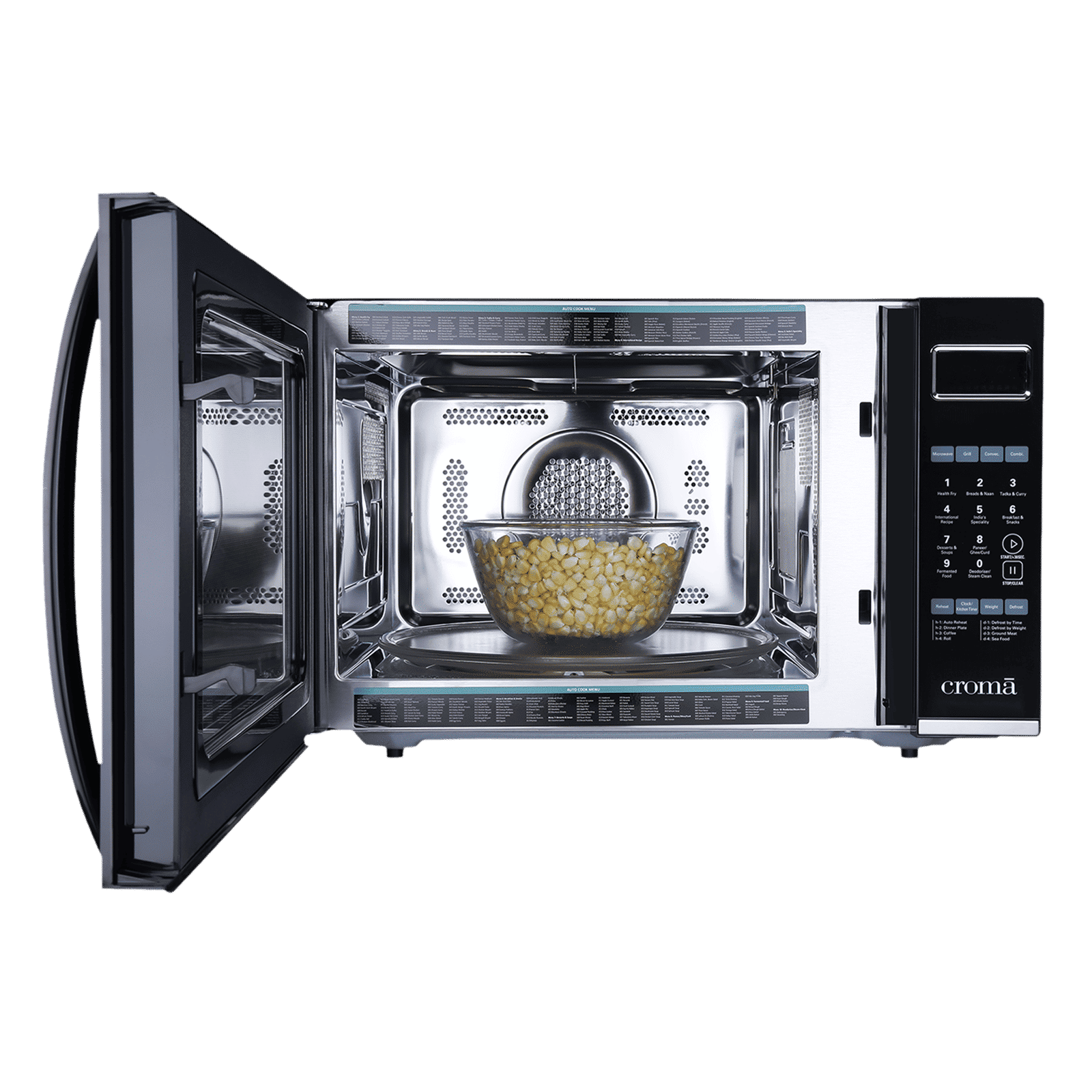 Croma 30L Convection Microwave Oven with 305 Autocook Menu (CRAM0152, Black) Croma 30L Convection Microwave Oven with 305 Autocook Menu (CRAM0152, Black)_5