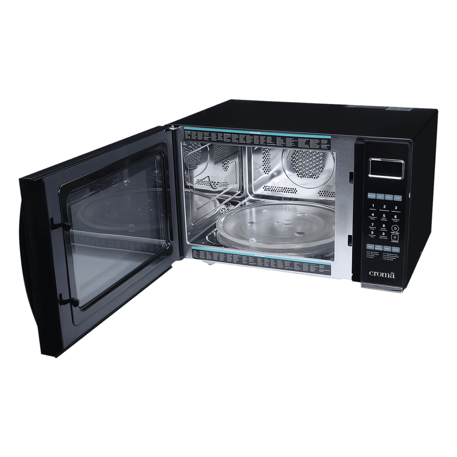 Croma 30L Convection Microwave Oven with 305 Autocook Menu (CRAM0152, Black) Croma 30L Convection Microwave Oven with 305 Autocook Menu (CRAM0152, Black)_7