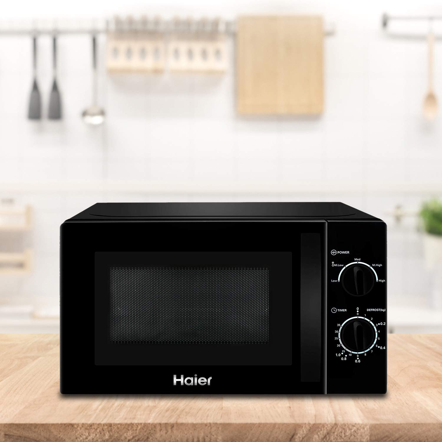 Haier 20L Solo Microwave Oven with Over Heat Protection (Black)_9