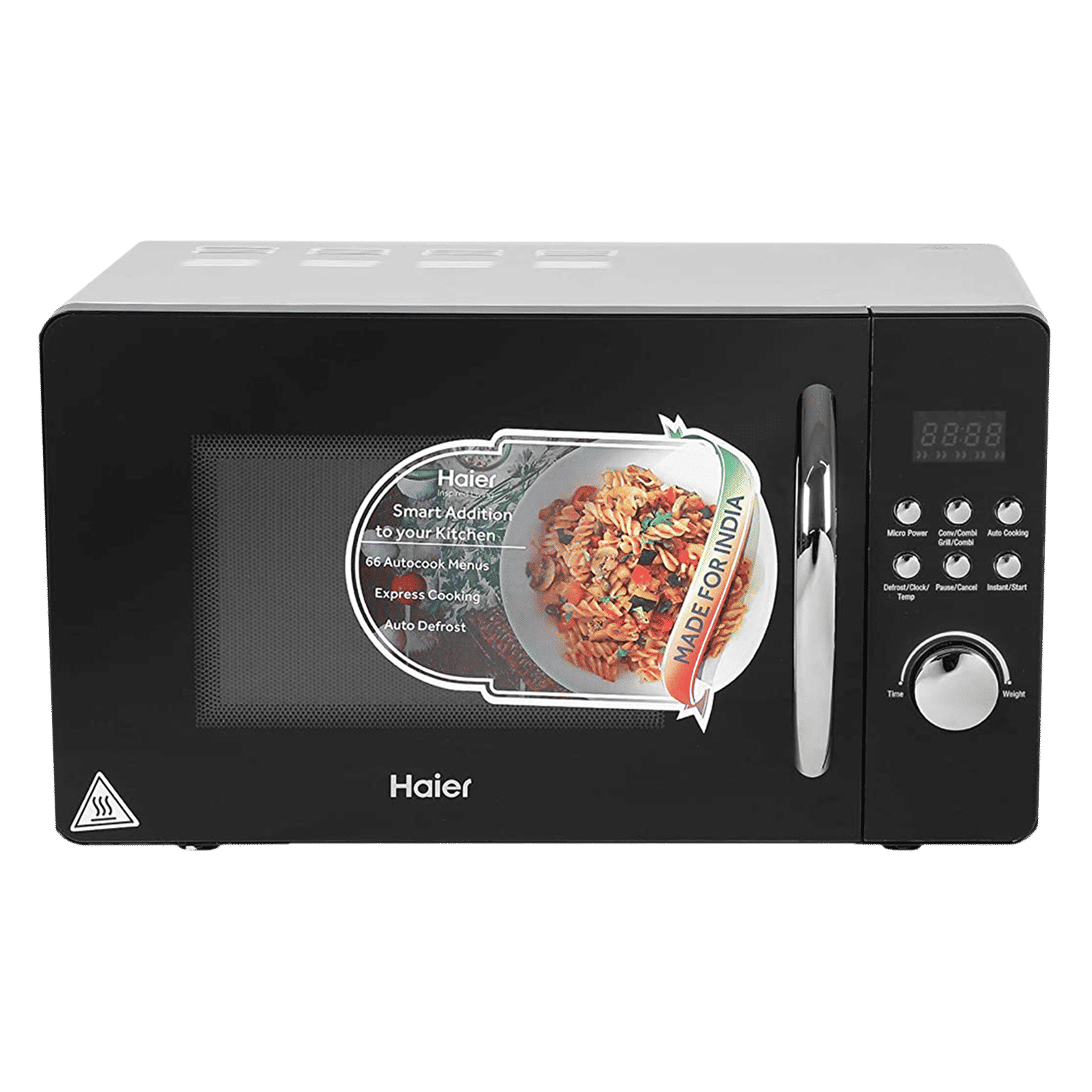 Haier 20L Convection Microwave Oven with 66 Autocook Menus (Black)_1