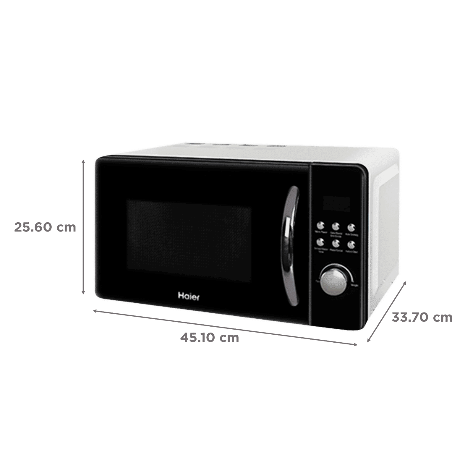 Haier 20L Convection Microwave Oven with 66 Autocook Menus (Black)_2