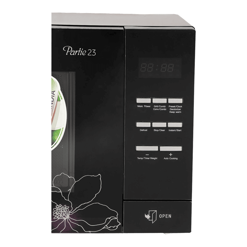 Haier 23L Convection Microwave Oven with 111 Autocook Menus (Black)_4