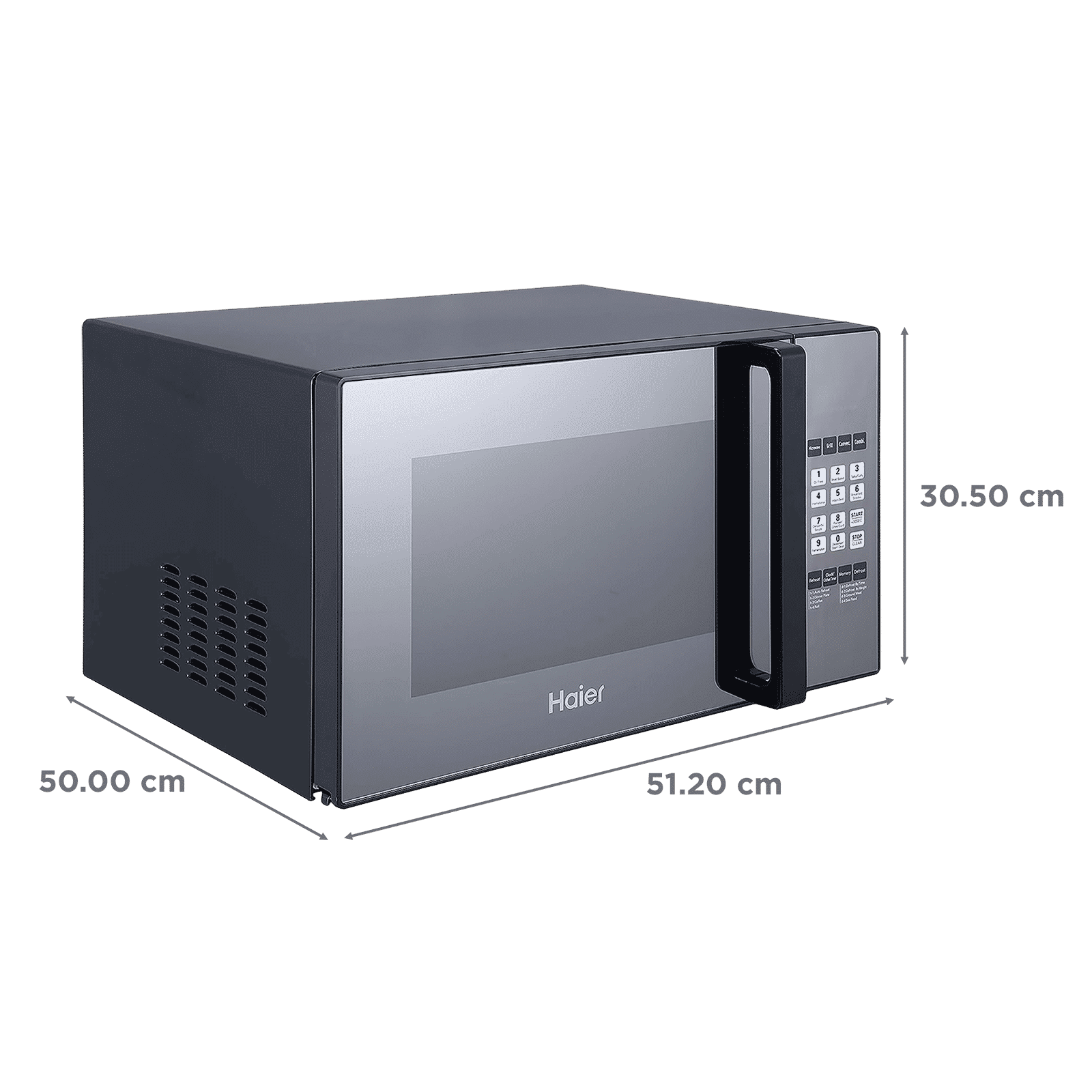 Haier 25L Convection Microwave Oven with 305 Autocook Menu (HIL2501CBSH, Black) Haier 25L Convection Microwave Oven with 305 Autocook Menu (HIL2501CBSH, Black)_3