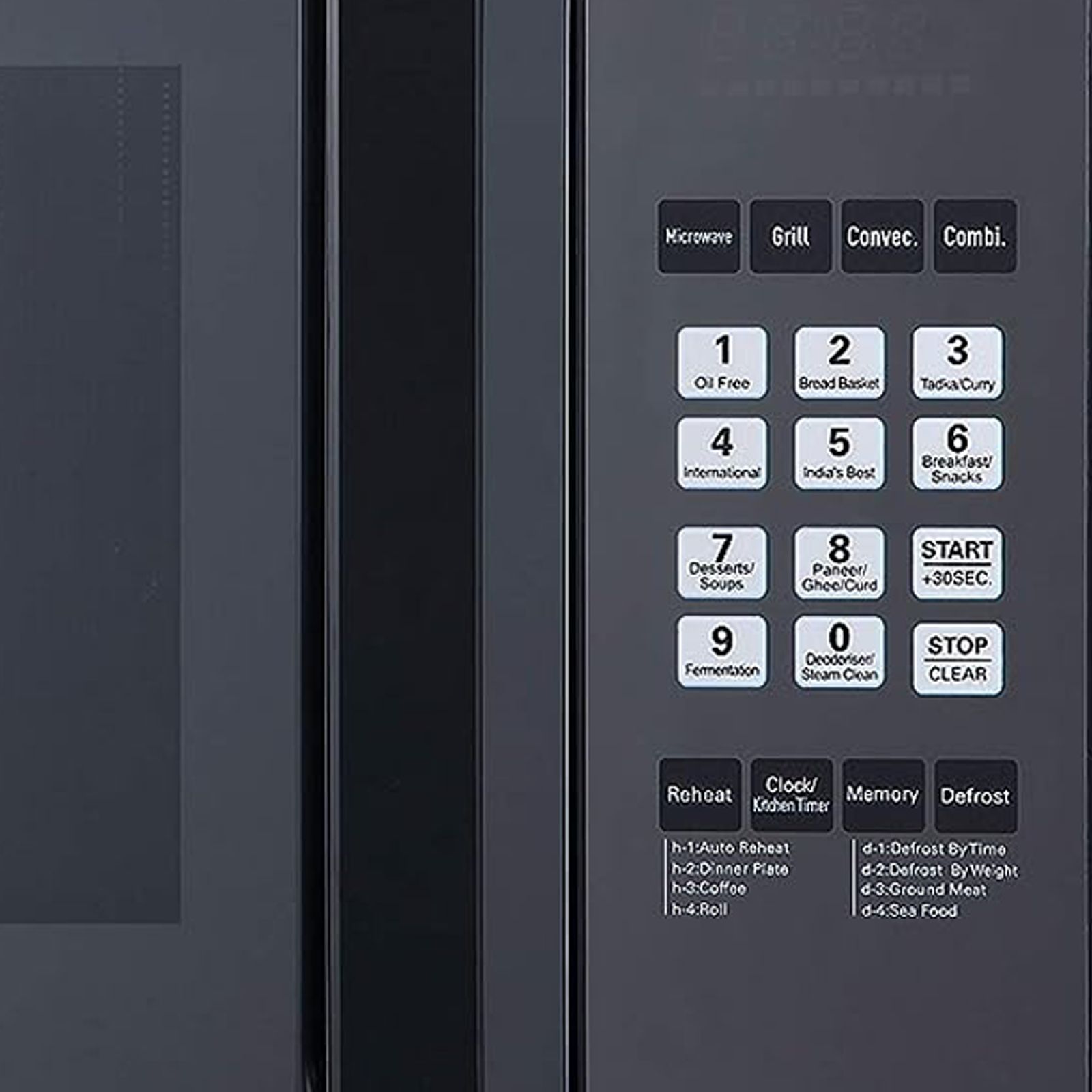 Haier 25L Convection Microwave Oven with 305 Autocook Menu (HIL2501CBSH, Black) Haier 25L Convection Microwave Oven with 305 Autocook Menu (HIL2501CBSH, Black)_5
