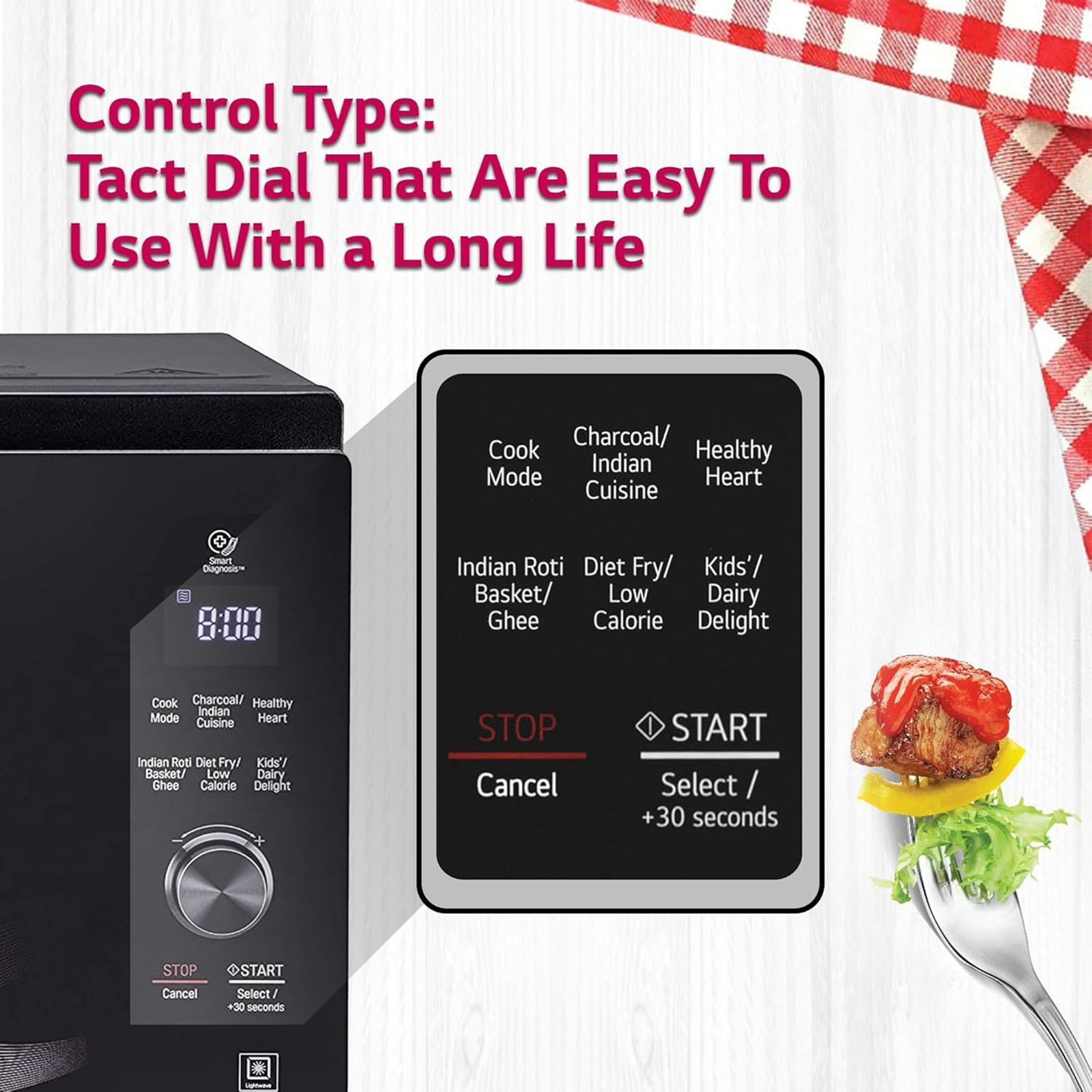 LG 32L Convection Microwave Oven with Charcoal Technology (Black) LG 32L Convection Microwave Oven with Charcoal Technology (Black)_15