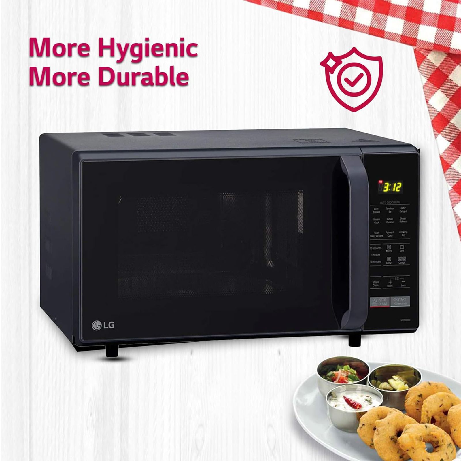 LG 32L Convection Microwave Oven with Charcoal Technology (Black) LG 32L Convection Microwave Oven with Charcoal Technology (Black)_20