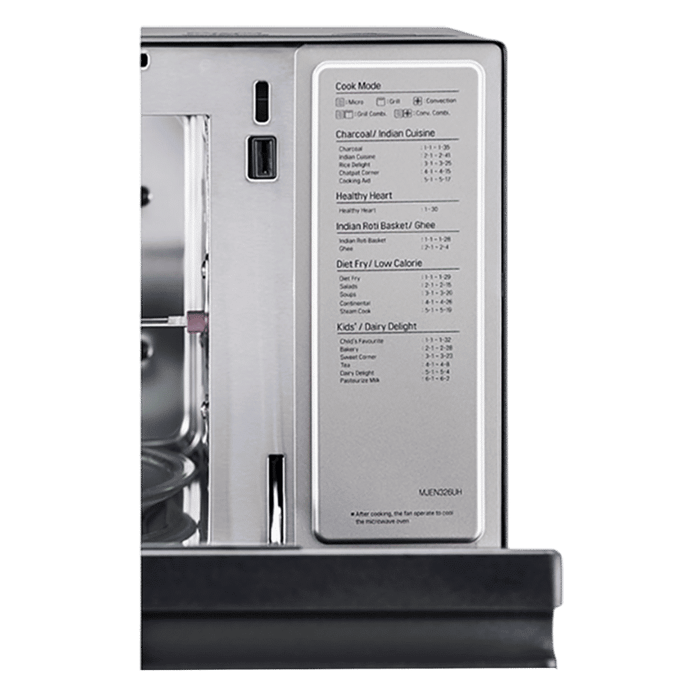 LG 32L Convection Microwave Oven with Charcoal Technology (Black) LG 32L Convection Microwave Oven with Charcoal Technology (Black)_6