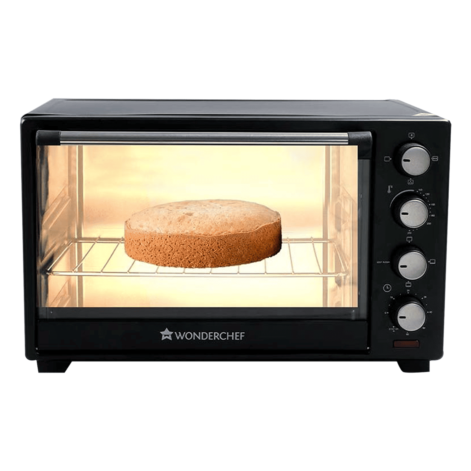 WONDERCHEF 28L Oven Toaster Grill with Rotisserie (Black)_1