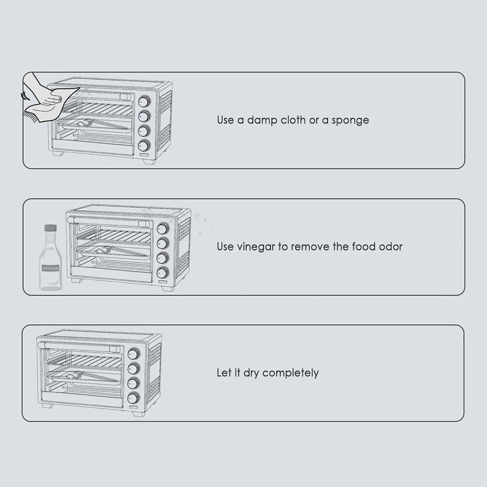 WONDERCHEF 28L Oven Toaster Grill with Rotisserie (Black)_15