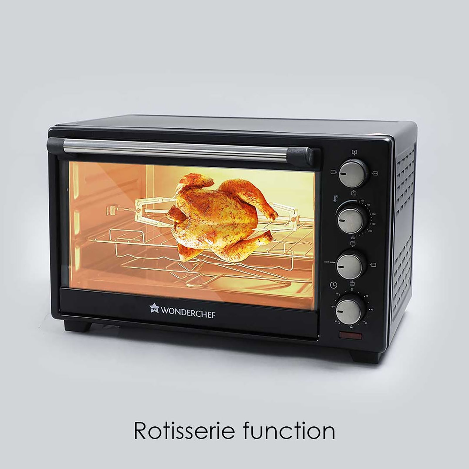 WONDERCHEF 28L Oven Toaster Grill with Rotisserie (Black)_16