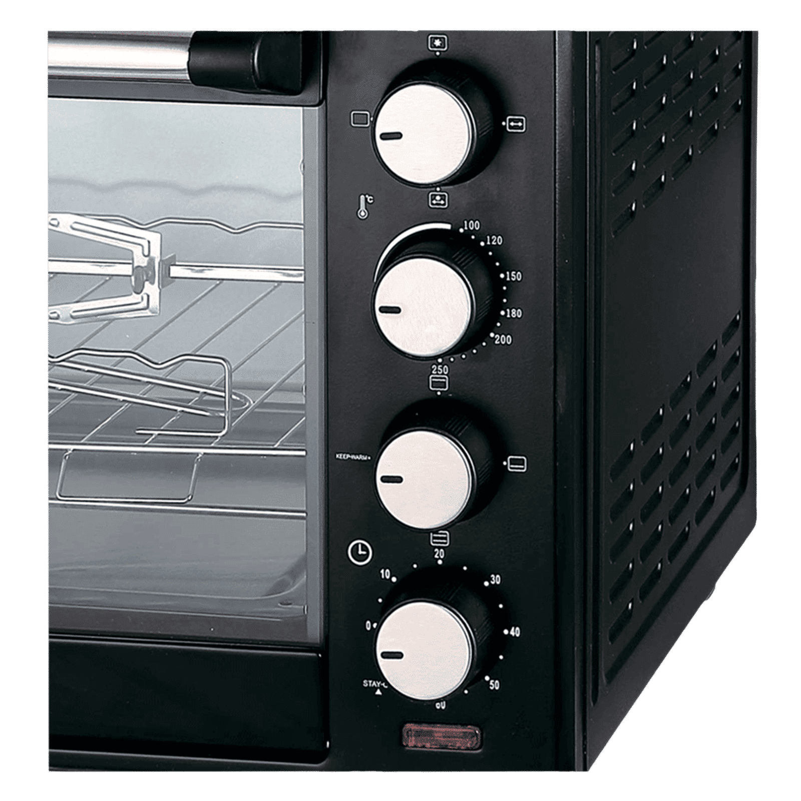 WONDERCHEF 28L Oven Toaster Grill with Rotisserie (Black)_4
