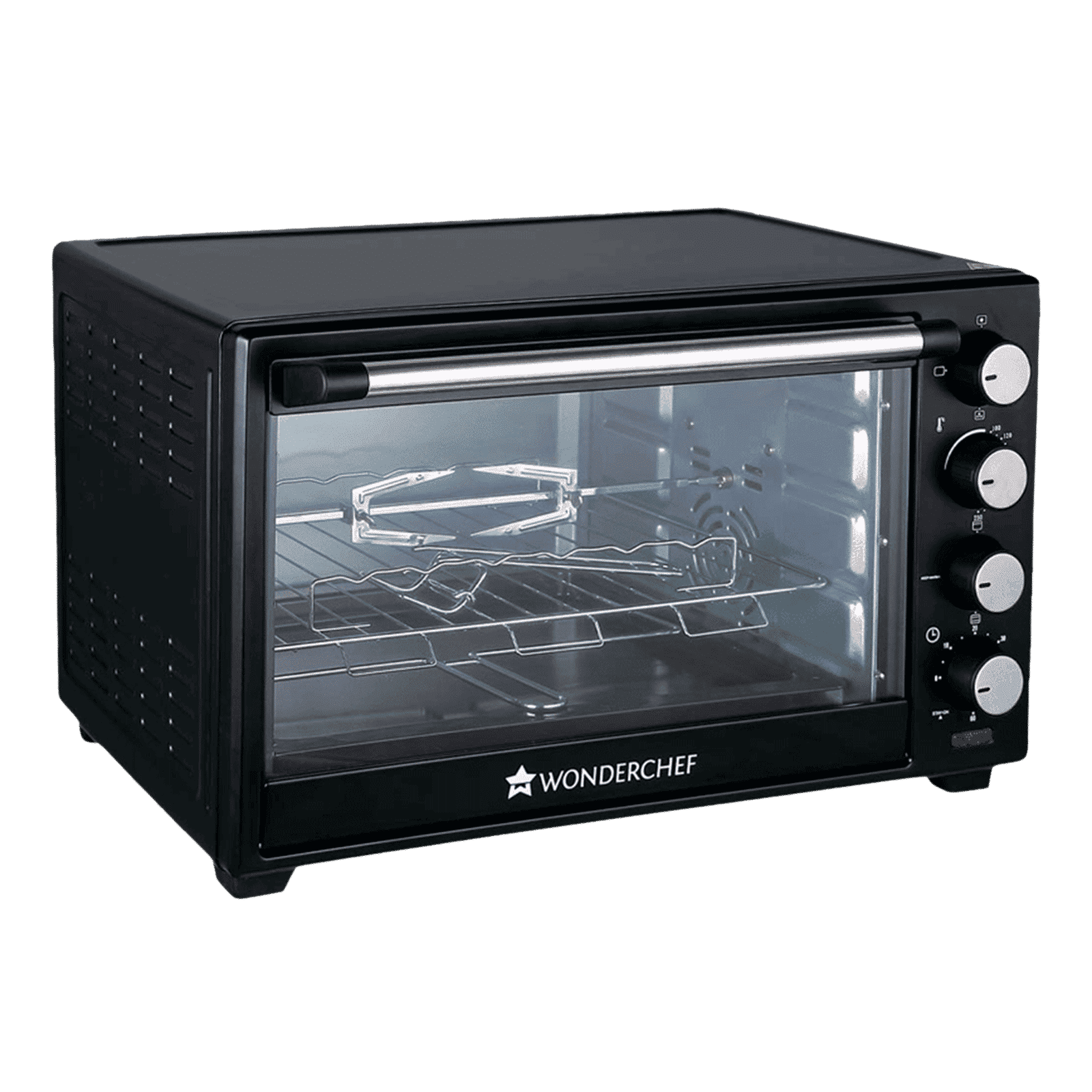 WONDERCHEF 28L Oven Toaster Grill with Rotisserie (Black)_5