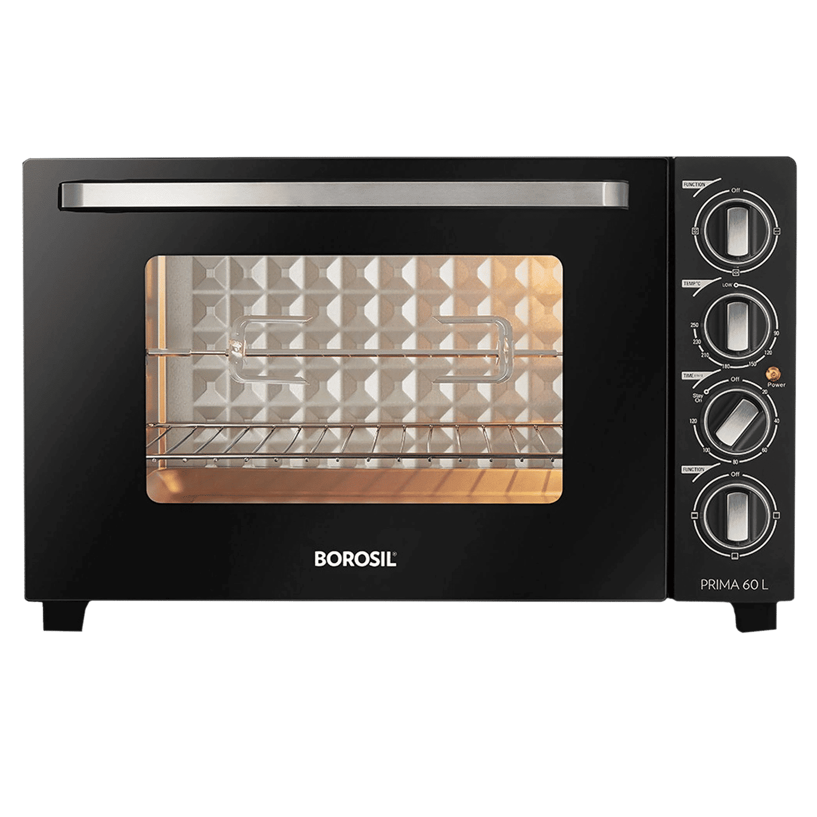 BOROSIL Prima 60L Oven Toaster Grill with Motorized Rotisserie (Black) BOROSIL Prima 60L Oven Toaster Grill with Motorized Rotisserie (Black)_8