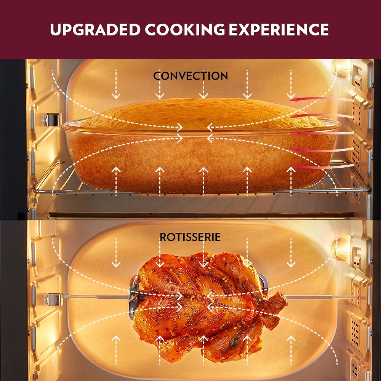 BOROSIL Prima 48L Oven Toaster Grill with Motorized Rotisserie (Silver)_16