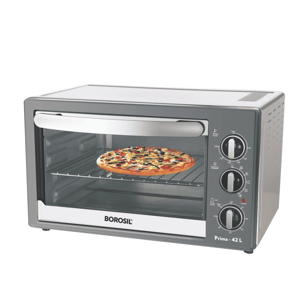 BOROSIL Prima 42L Oven Toaster Grill with Motorized Rotisserie (Silver)_11