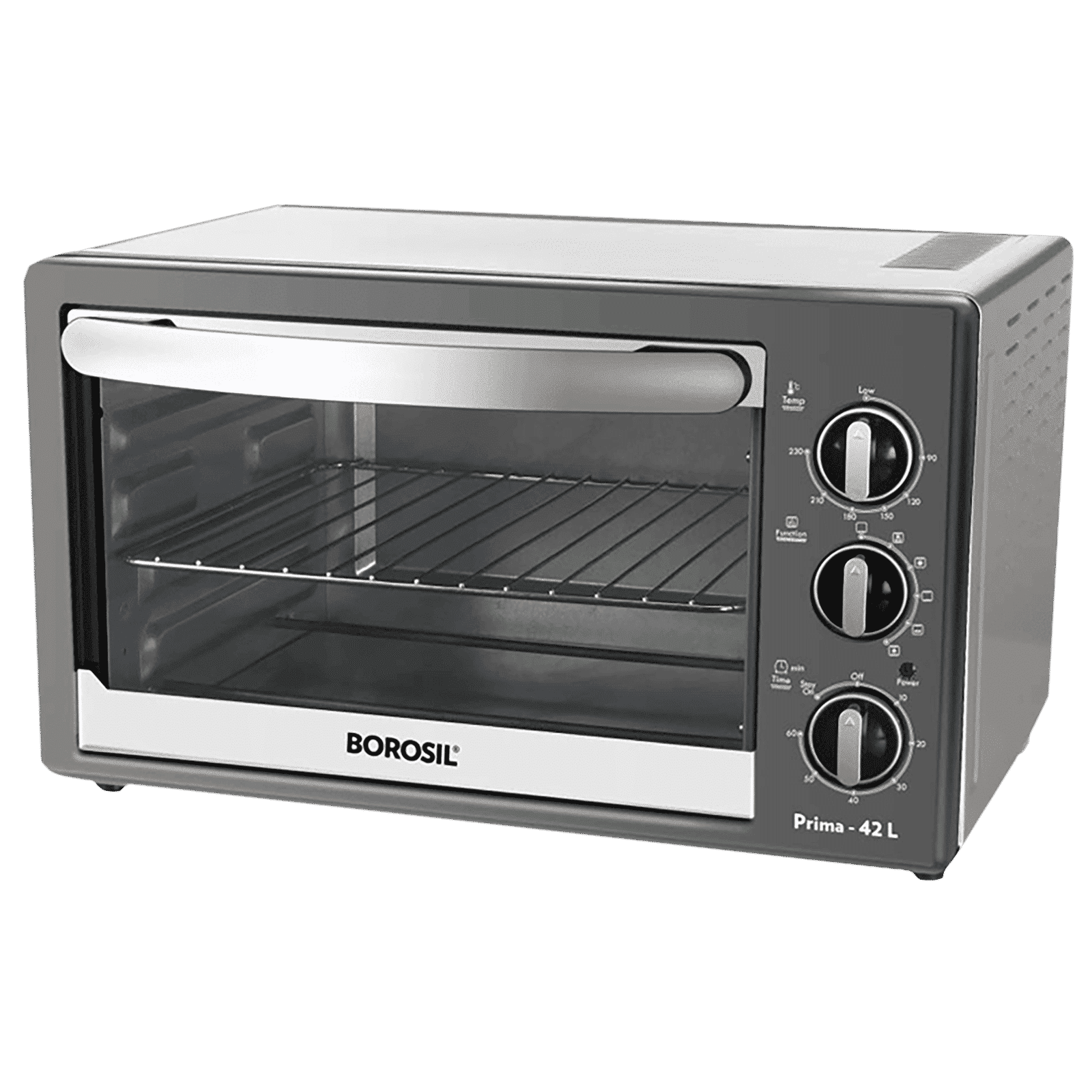 BOROSIL Prima 42L Oven Toaster Grill with Motorized Rotisserie (Silver)_5