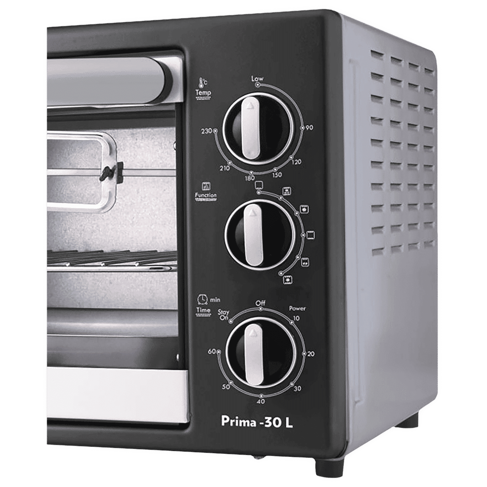 BOROSIL Prima 30L Oven Toaster Grill with Motorized Rotisserie (Silver) BOROSIL Prima 30L Oven Toaster Grill with Motorized Rotisserie (Silver)_4