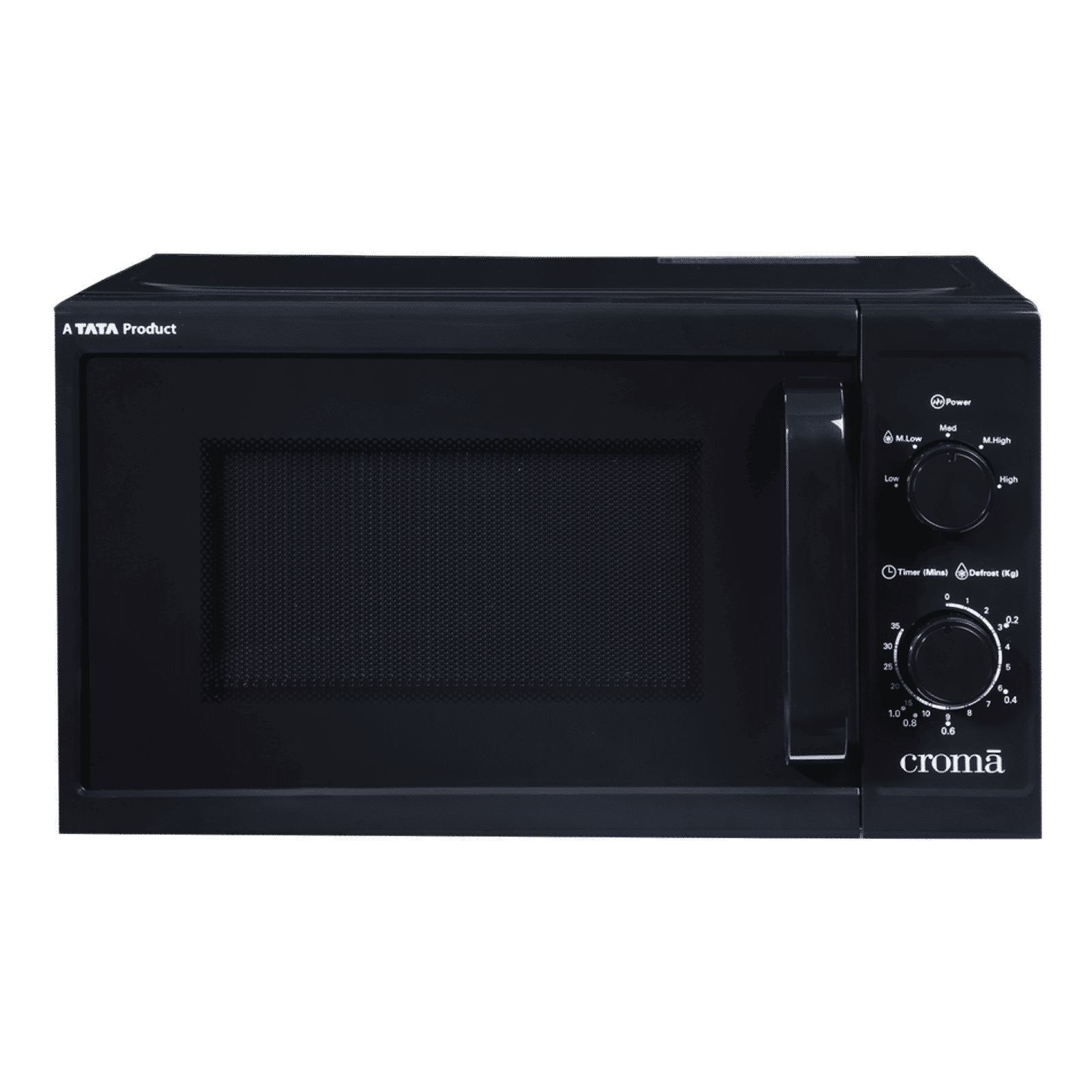 Croma M20 20L Solo Microwave Oven with Temperature Sensor (CRAM2026, Black) Croma M20 20L Solo Microwave Oven with Temperature Sensor (CRAM2026, Black)_1
