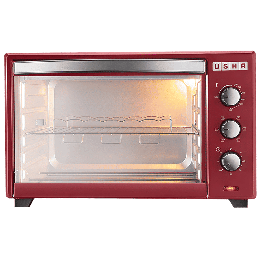USHA 42L Oven Toaster Grill with Convection Technology (Stainless Steel & Wine)_10