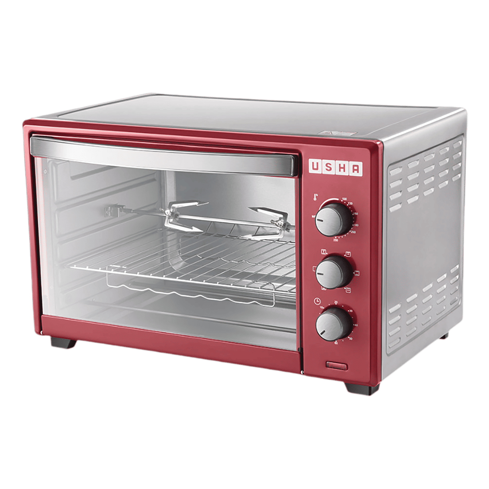 USHA 42L Oven Toaster Grill with Convection Technology (Stainless Steel & Wine)_11