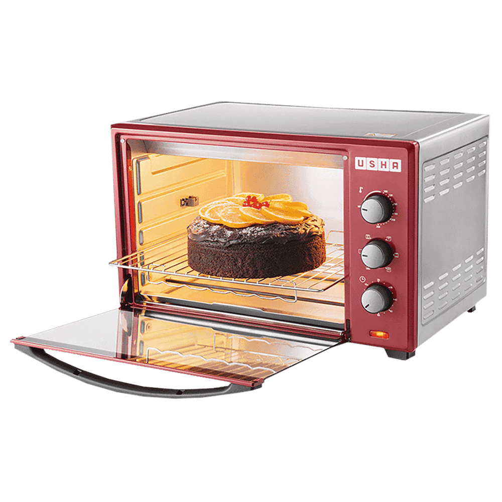 USHA 42L Oven Toaster Grill with Convection Technology (Stainless Steel & Wine)_4