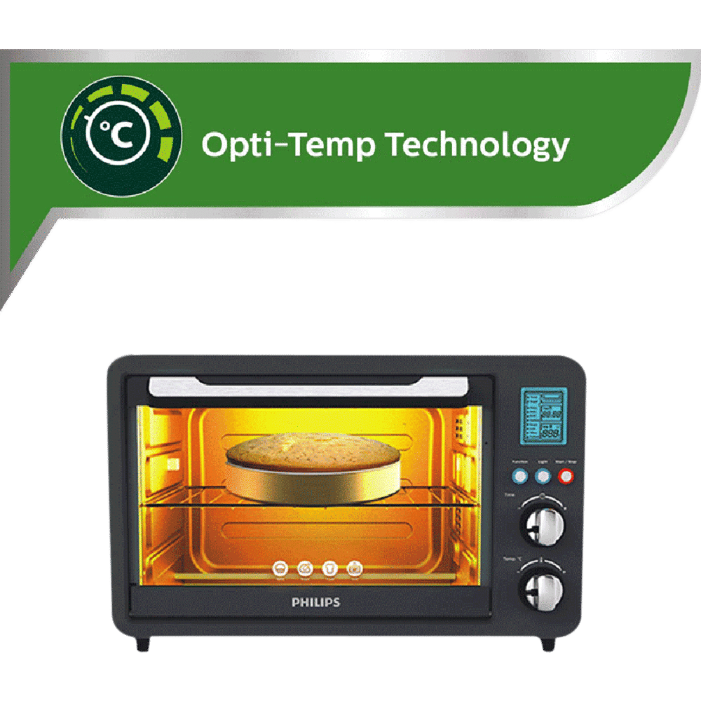 PHILIPS Avance Collection 36L Oven Toaster Grill with Opti Temp Technology (HD6976/00, Black)_15