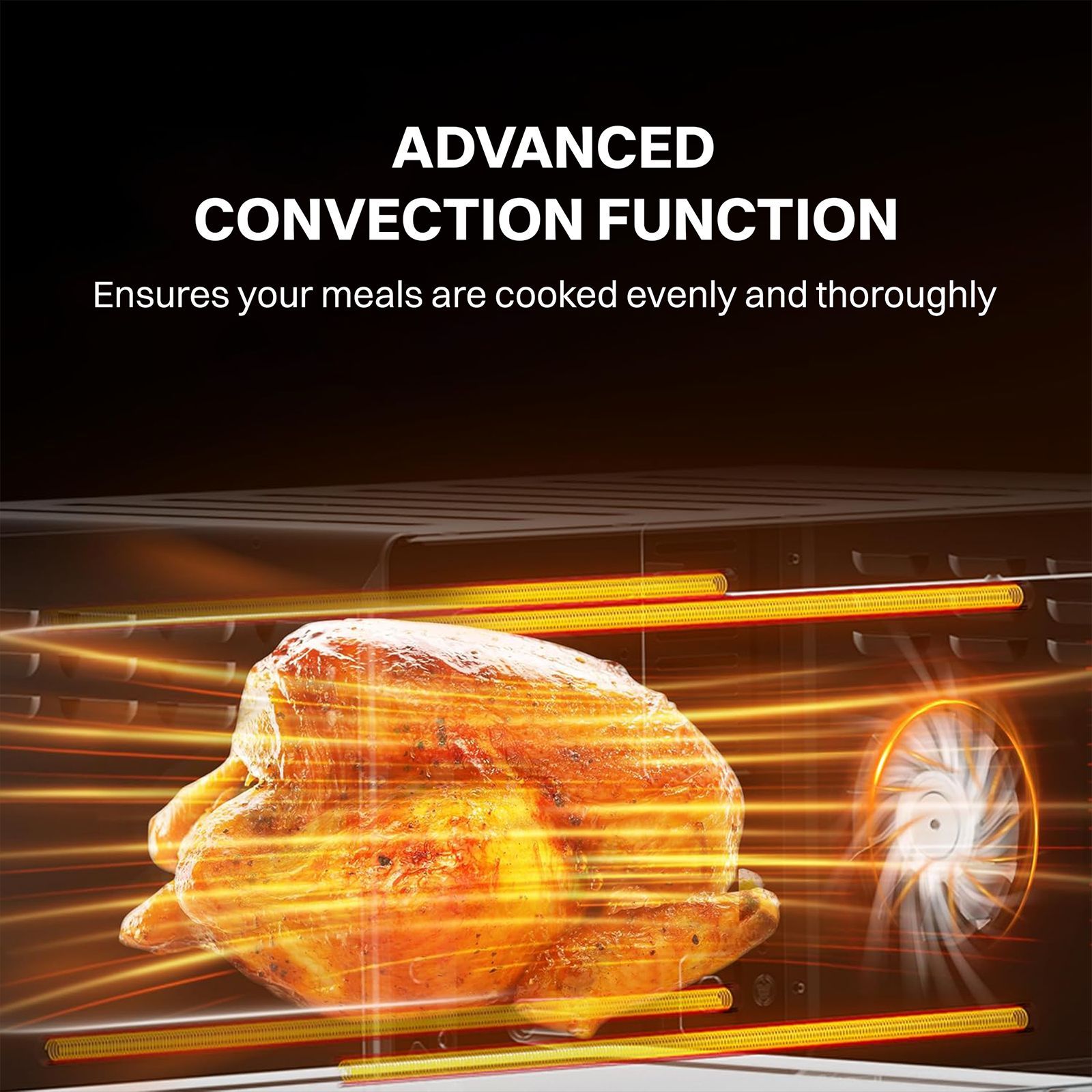 Croma 46 Litres Oven Toaster Grill with Motorised Rotisserie (Black)_5