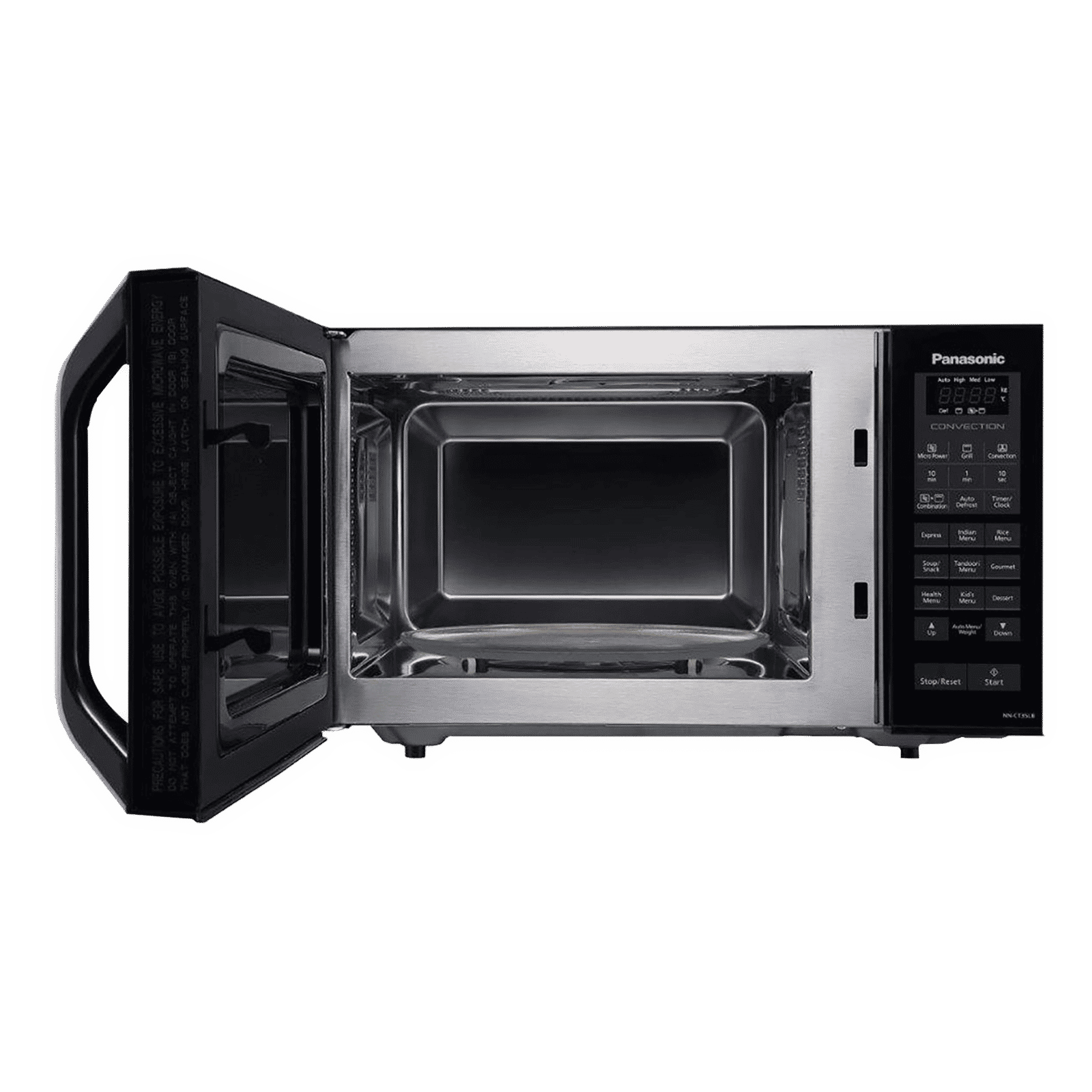 Panasonic 23L Convection Microwave Oven with 61 Autocook Menus (NN-CT35LBFDG, Black Floral)_5