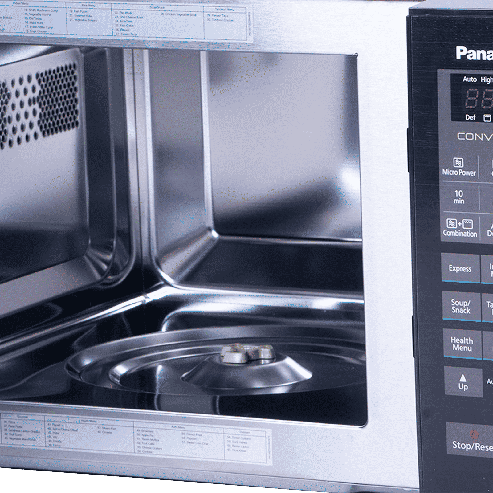 Panasonic 23L Convection Microwave Oven with 61 Autocook Menus (NN-CT35LBFDG, Black Floral)_6