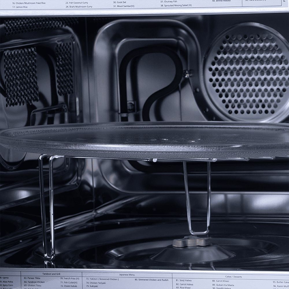 Panasonic 27L Convection Microwave Oven with 101 Autocook Menus (NN-CT64LBFDG, Silver/Black)_6