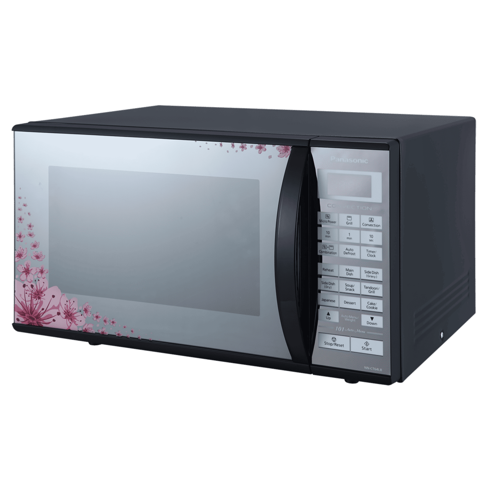 Panasonic 27L Convection Microwave Oven with 101 Autocook Menus (NN-CT64LBFDG, Silver/Black)_7