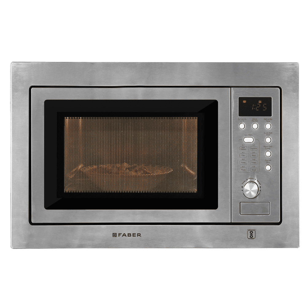 FABER FBIMWO SG 20L 60cm Built-in Convection Microwave with 10 Autocook Menus (131.0520.808, Stainless Steel) FABER FBIMWO SG 20L 60cm Built-in Convection Microwave with 10 Autocook Menus (131.0520.808, Stainless Steel)_8