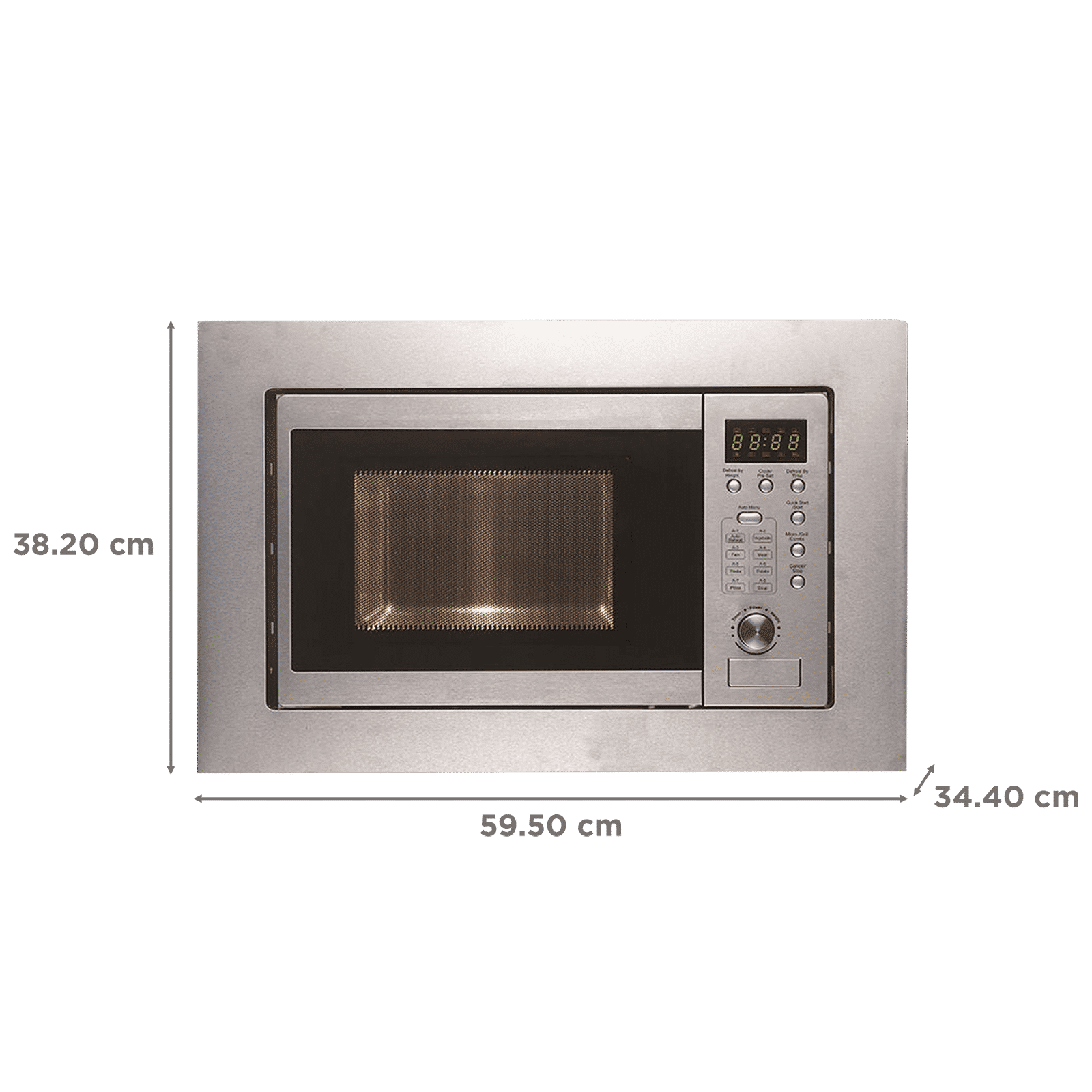 FABER FBIMWO SG 20L 60cm Built-in Convection Microwave with 10 Autocook Menus (131.0520.808, Stainless Steel) FABER FBIMWO SG 20L 60cm Built-in Convection Microwave with 10 Autocook Menus (131.0520.808, Stainless Steel)_2