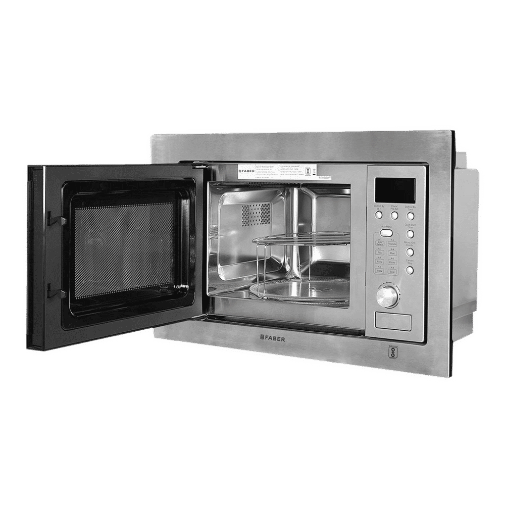 FABER FBIMWO SG 20L 60cm Built-in Convection Microwave with 10 Autocook Menus (131.0520.808, Stainless Steel) FABER FBIMWO SG 20L 60cm Built-in Convection Microwave with 10 Autocook Menus (131.0520.808, Stainless Steel)_7