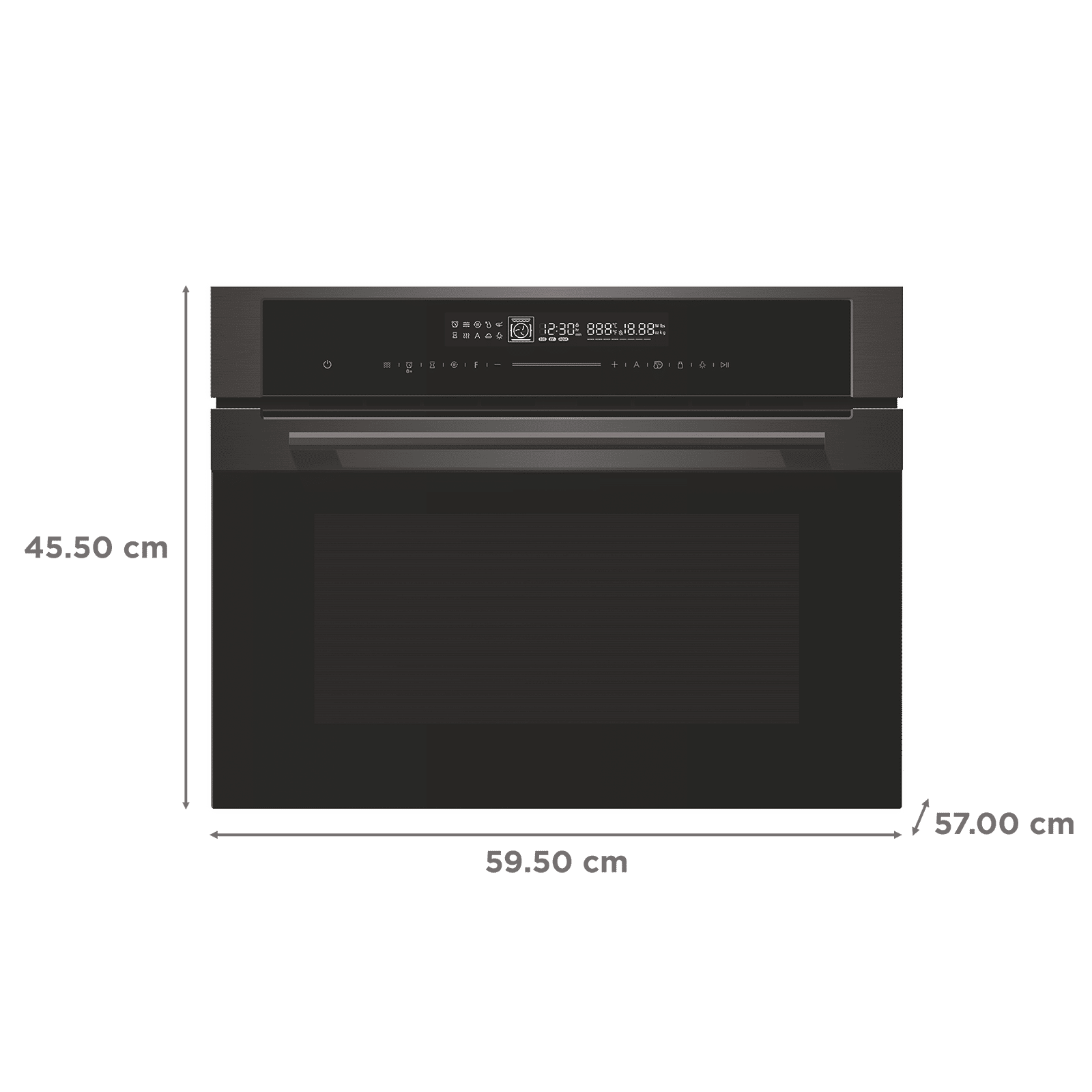 elica EPBI Inox Nero 50L 60cm Built-in Microwave with 13 Auto Preset Programs (EPBI Combo, Black) elica EPBI Inox Nero 50L 60cm Built-in Microwave with 13 Auto Preset Programs (EPBI Combo, Black)_2