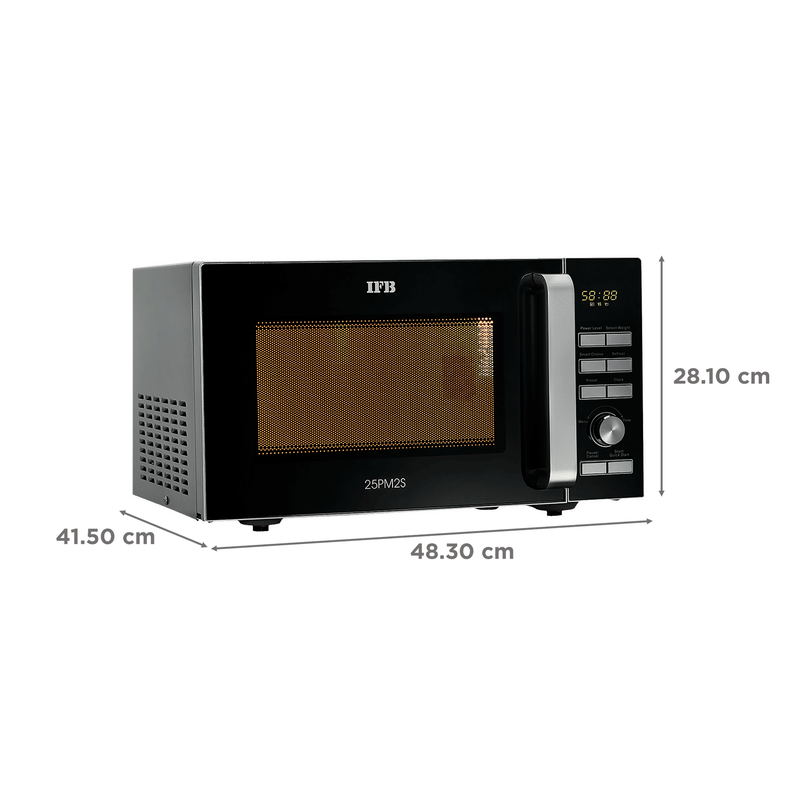 IFB 25PM2S 25L Solo Microwave Oven with 61 Auto Menu (Metallic Silver) IFB 25PM2S 25L Solo Microwave Oven with 61 Auto Menu (Metallic Silver)_2