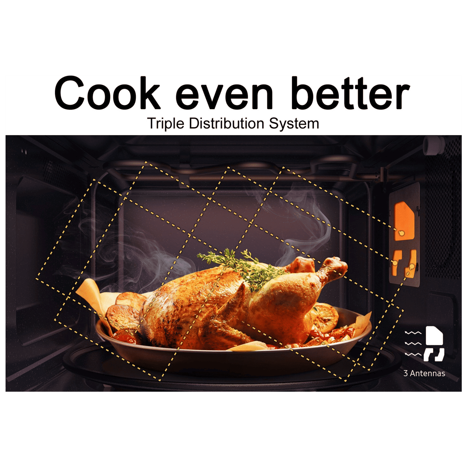 SAMSUNG Baker Series 23L Solo Microwave Oven with Auto Cook (Clean Pink)_11