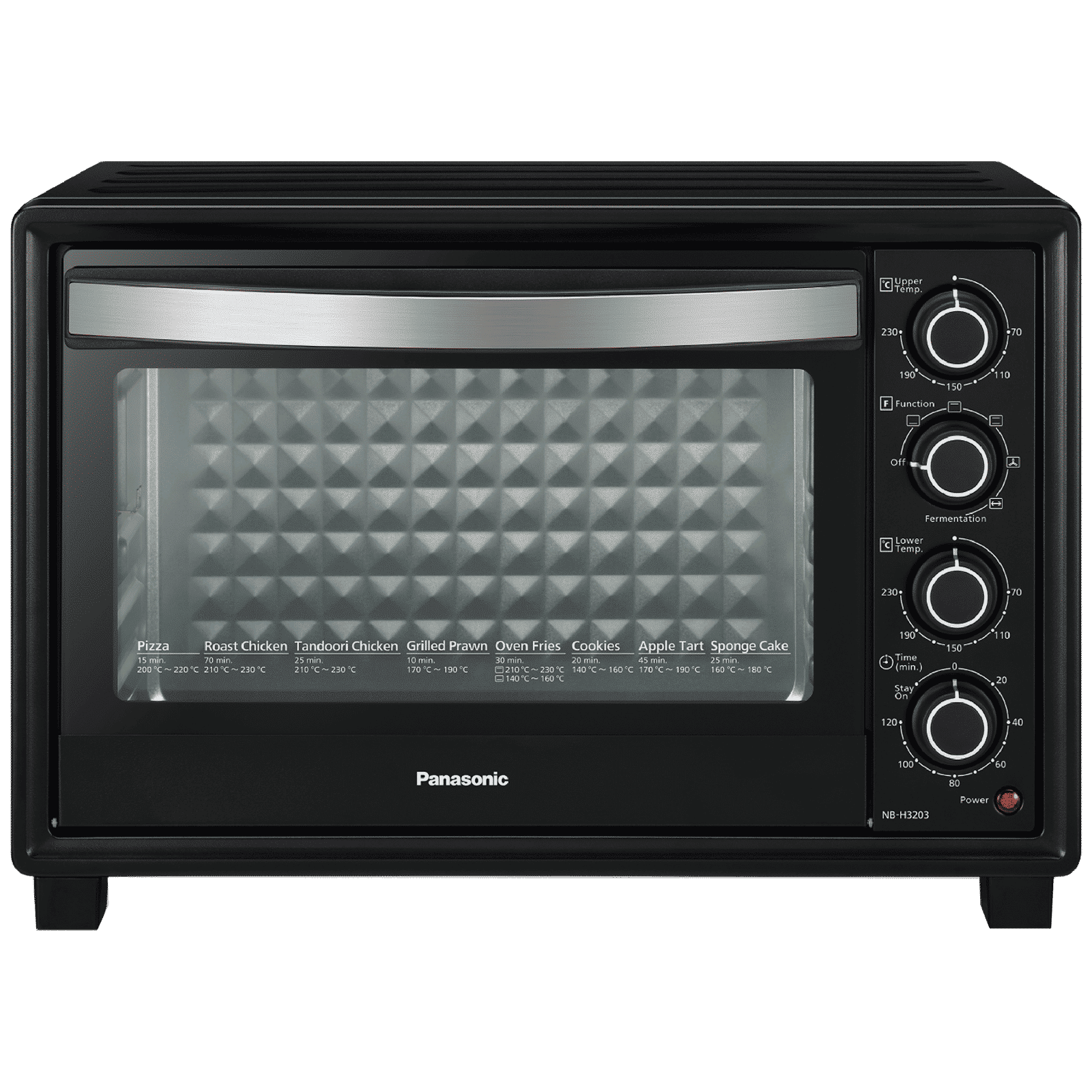 Panasonic 38L Oven Toaster Grill with Motorized Rotisserie (Black)_1
