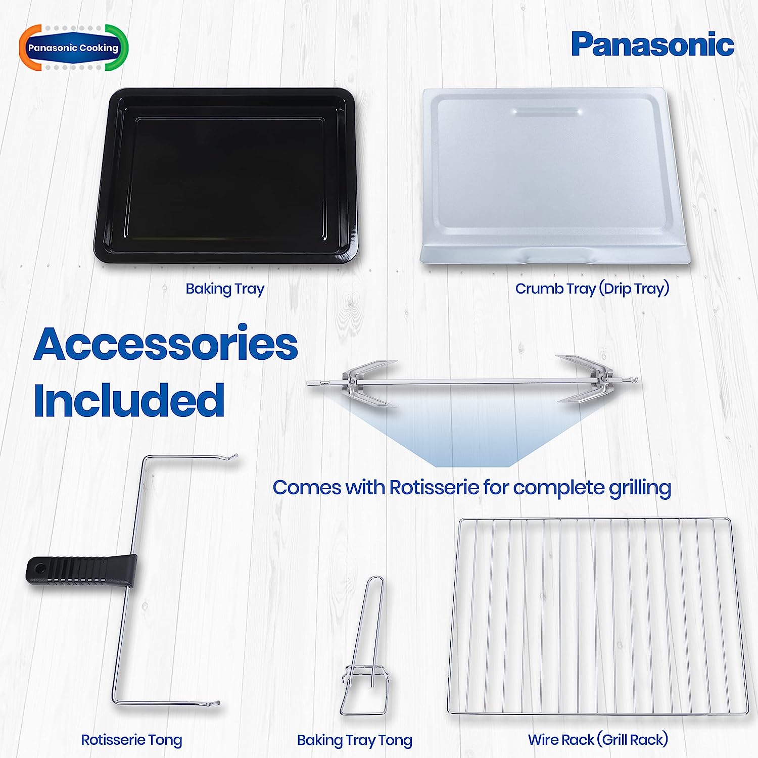 Panasonic 38L Oven Toaster Grill with Motorized Rotisserie (Black)_8