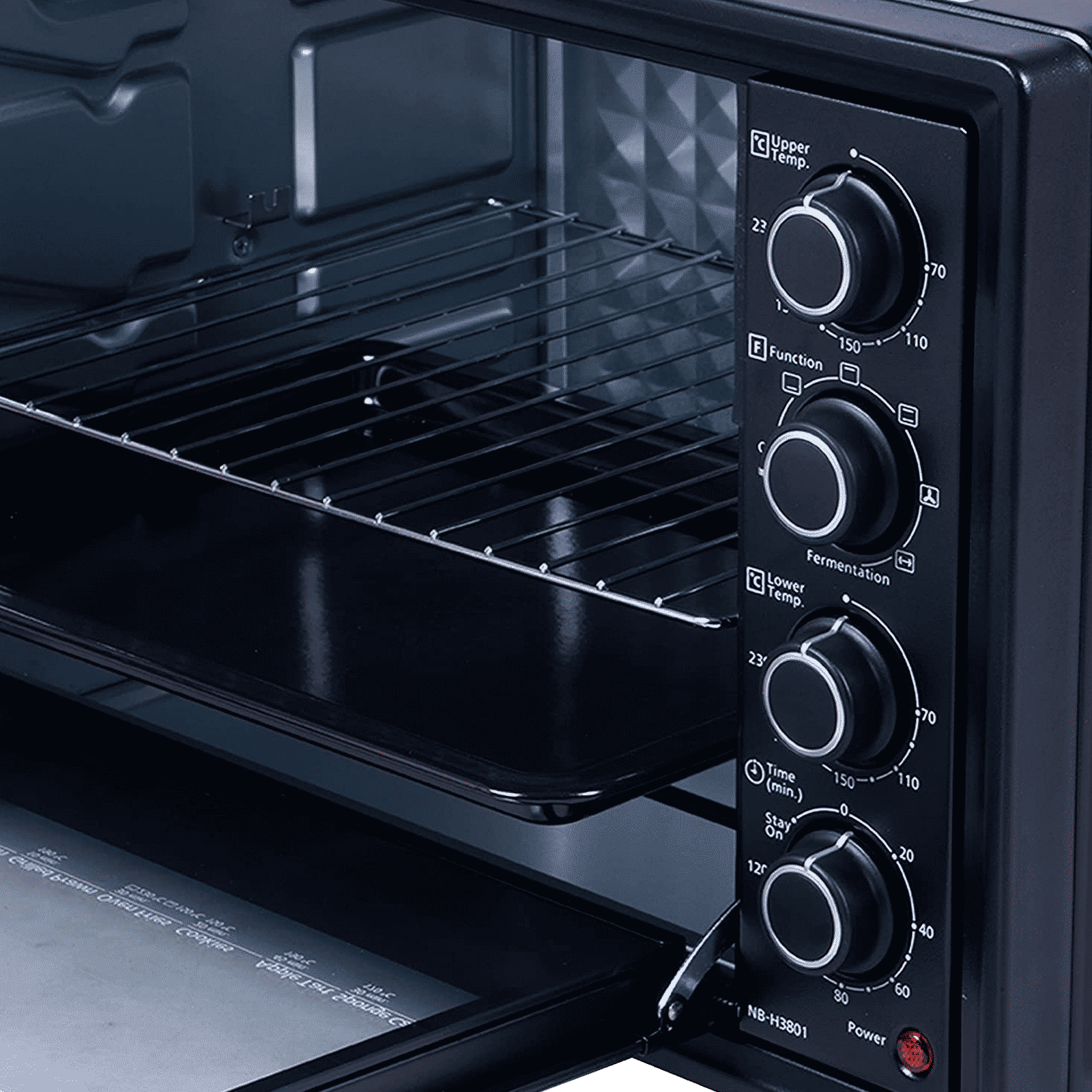 Panasonic 38L Oven Toaster Grill with Motorized Rotisserie (Black)_9