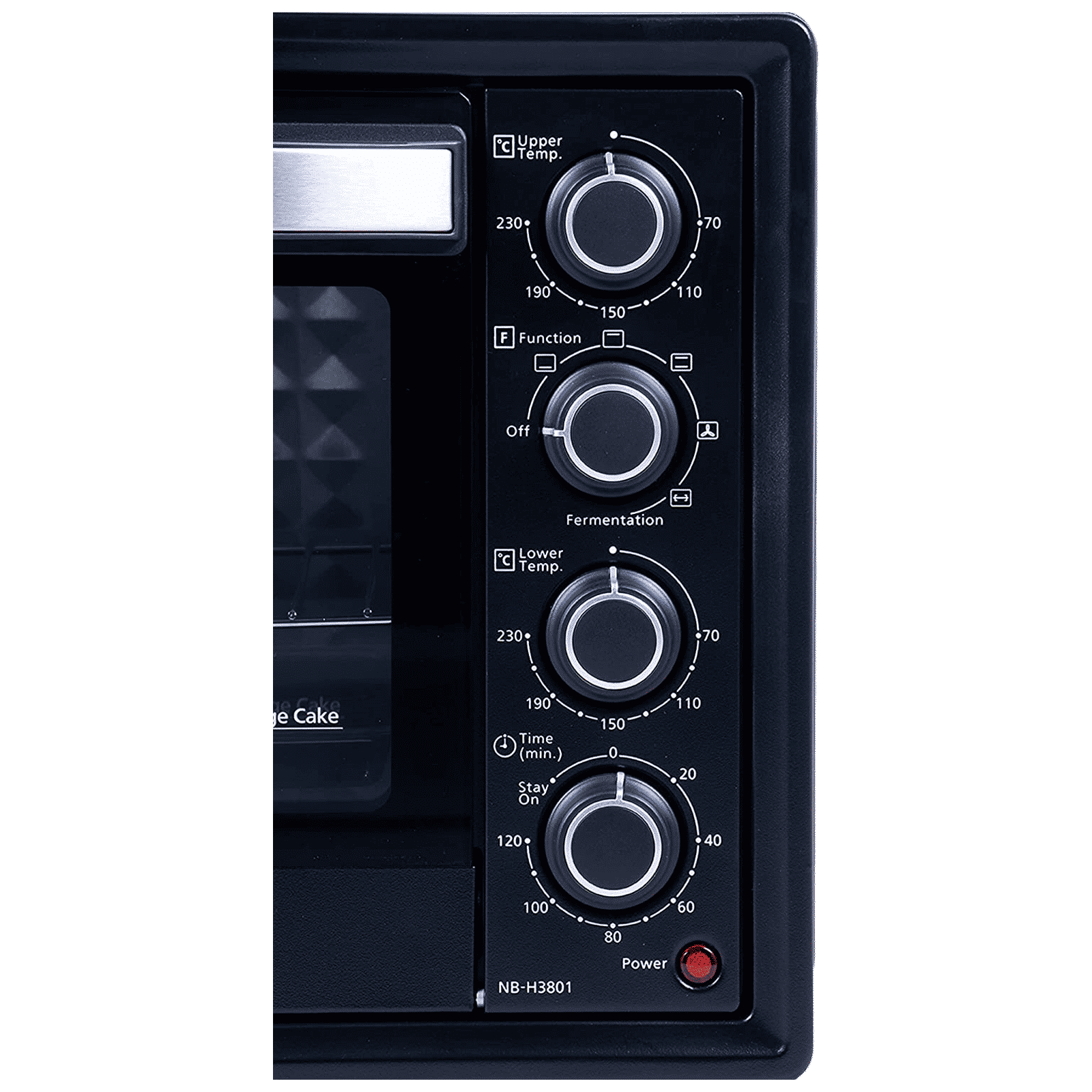 Panasonic 38L Oven Toaster Grill with Motorized Rotisserie (Black)_4