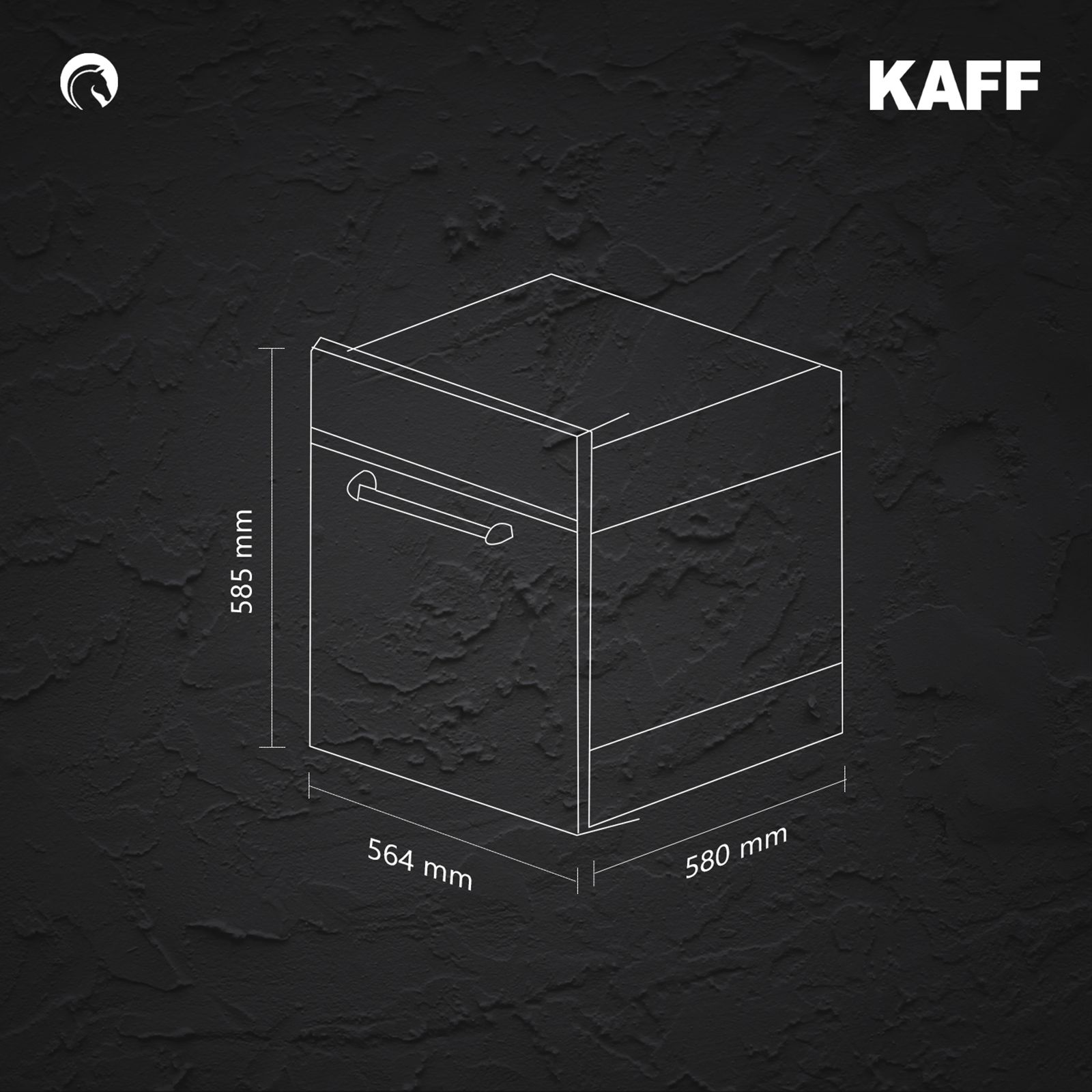 KAFF Series Collection 70L 60cm Built-in Microwave with 3 Layer Glass Door (KOV70BA6, Black)_13