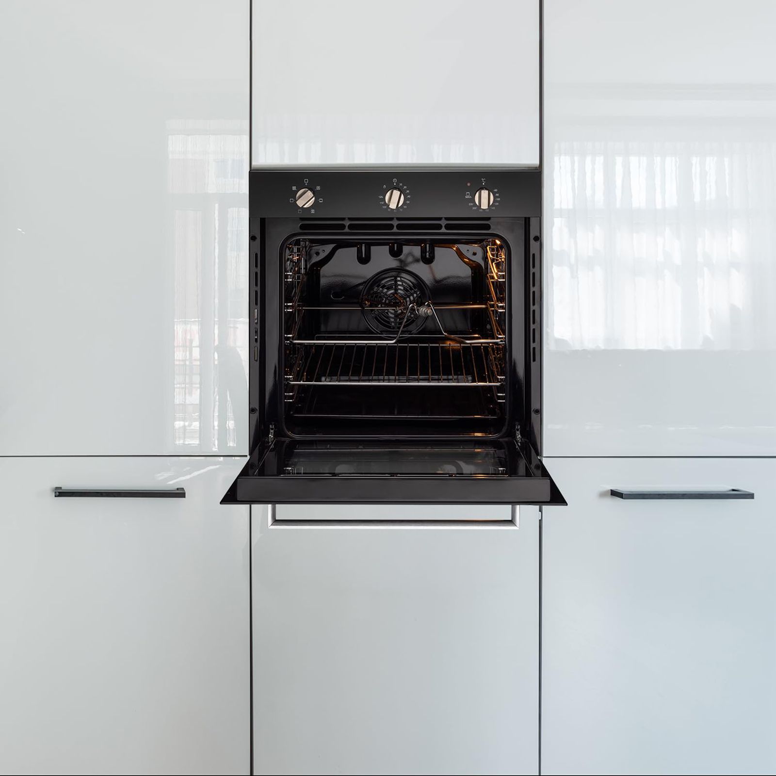 KAFF Series Collection 73L 60cm Built-in Electric Microwave with 3 Layer Glass Door (KOV 73 MRFT, Black)_8