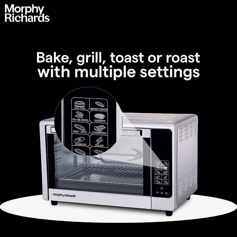 morphy richards 48SS DigiChef 48L Oven Toaster Grill with 59 Autocook Menus (Silver)_9